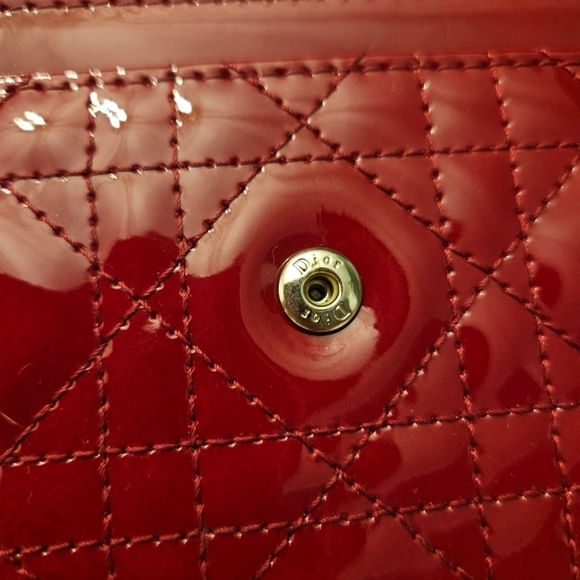 Lady Dior wallet on chain with silver hardware - Picture 10 of 13